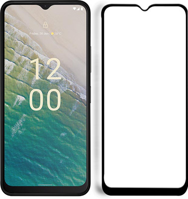 Knotyy Edge To Edge Tempered Glass for Nokia C32(Pack of 1)