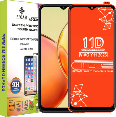PFOAM Edge To Edge Tempered Glass for VIVO Y11 2023(Pack of 1)