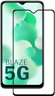 NKCASE Edge To Edge Tempered Glass for Lava Blaze 5G(Pack of 1)