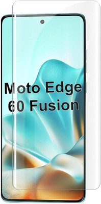DSCASE Edge To Edge Tempered Glass for Moto Edge 60 Fusion 5G, Motorola Edge 60 Fusion 5G, [uv](Pack of 1)