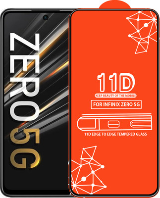Qyist Edge To Edge Tempered Glass for Infinix Zero 5G(Pack of 1)