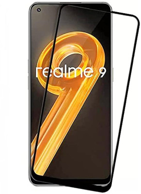 HIE POWER Edge To Edge Tempered Glass for Realme 9 4G-9H Full Glue Full HD, Shatterproof, Anti Scratch Screen Guard|Full Screen Coverage (Except Edges) Screen Protector(Pack of 1)