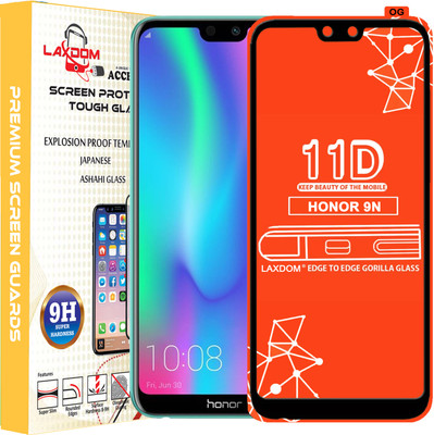 Laxdom Edge To Edge Tempered Glass for Honor 9N(Pack of 1)