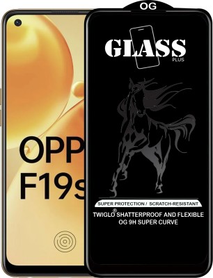 TWIGLO Edge To Edge Tempered Glass for OPPO F19S(Pack of 1)