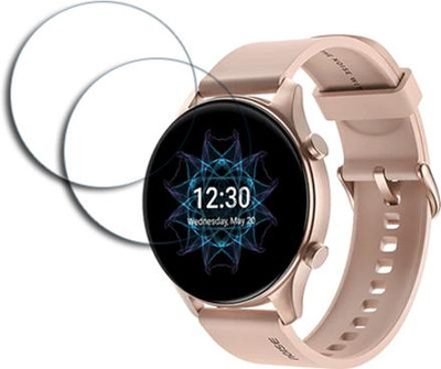 SOMTONE Edge To Edge Tempered Glass for NoiseFit Evolve 2 Smartwatch 1.2 inch SMARTWATCH SCREEN GUARD(Pack of 2)