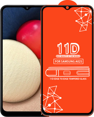 Qyist Edge To Edge Tempered Glass for Samsung Galaxy A02S(Pack of 1)