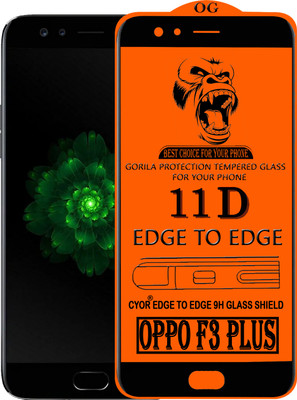 CYOR Edge To Edge Tempered Glass for OPPO F3 PLUS(Pack of 1)