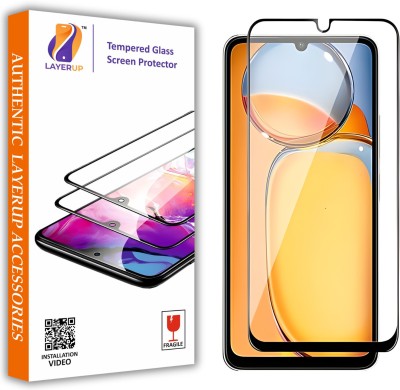 LAYERUP Edge To Edge Tempered Glass for POCO C55, Redmi 10 4G/10C/10 POWER/11A/12C, Samsung A02(Pack of 1)