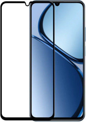 DMJHP Edge To Edge Tempered Glass for Realme Narzo N63(Pack of 1)