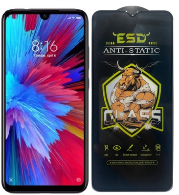 TELESHIELD Edge To Edge Tempered Glass for Redmi Note 7s, ESD Glass, ESD Protector, Edge to Edge, Screen Protector(Pack of 1)