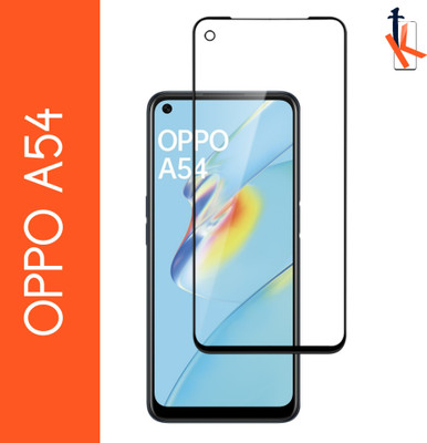 TCartoHUB Edge To Edge Tempered Glass for Oppo A54(Pack of 1)