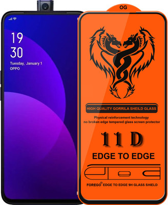 Forego Edge To Edge Tempered Glass for Oppo F11 Pro(Pack of 1)
