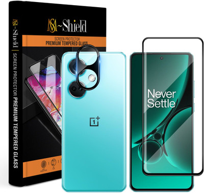 MS-Shield Edge To Edge Tempered Glass for OnePlus Nord CE3 5G, With Camera Lens Protector(Pack of 1)