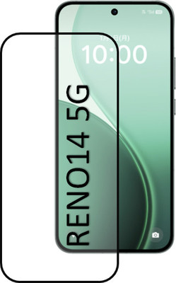 NEXZONE Edge To Edge Tempered Glass for OPPO Reno14 5G, OPPO Reno 14 5G(Pack of 1)