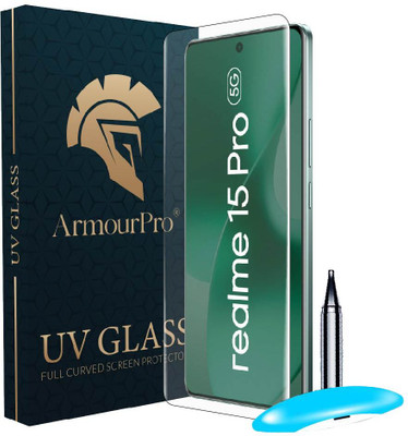ArmourPro Edge To Edge Tempered Glass for Realme 15 Pro 5G, Realme 15 Pro(Pack of 1)