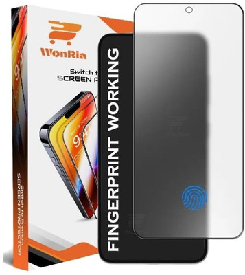 WonRia Edge To Edge Tempered Glass for Pixel 10 Pro XL 5G, Pixel 9 Pro XL 5G Matte, FingerPrint Working(Pack of 1)