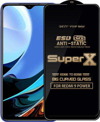 Qyist Edge To Edge Tempered Glass for REDMI 9 POWER(Pack of 1)