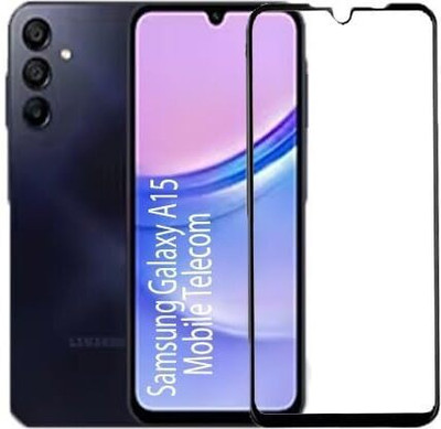 Bodoma Edge To Edge Tempered Glass for Samsung Galaxy A15 5G, Samsung Galaxy F15 5G, Samsung Galaxy M15 5G, Samsung Galaxy A34 5G, Samsung Galaxy A25 5G(Pack of 1)