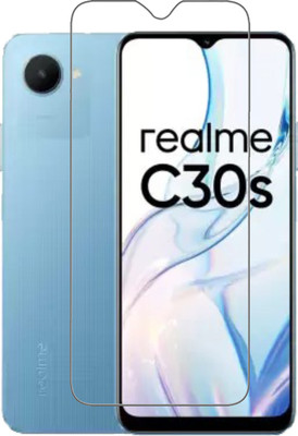 AKSHUD Tempered Glass Guard for realme C30s(Pack of 1)