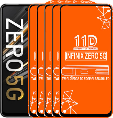 TWIGLO Edge To Edge Tempered Glass for INFINIX ZERO 5G(Pack of 5)
