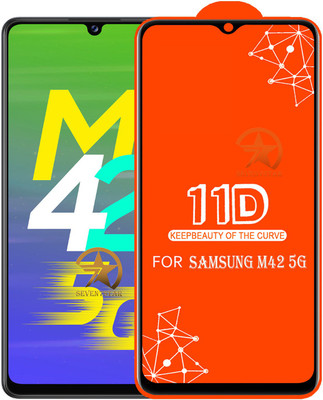 SEVEN7STAR Edge To Edge Tempered Glass for Samsung Galaxy M42 5G(Pack of 1)