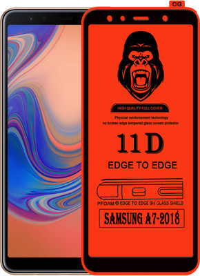 Rofix star Edge To Edge Tempered Glass for Samsung Galaxy A7 2018 Edition(Pack of 1)