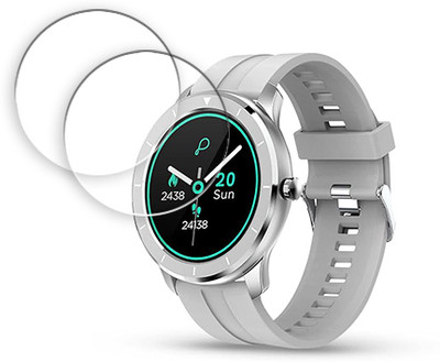 SOMTONE Edge To Edge Tempered Glass for Pebble Zen Pro 1.3 inch SMARTWATCH SCREEN GUARD(Pack of 2)