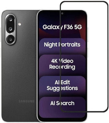 Flipkart SmartBuy Edge To Edge Tempered Glass for Samsung Galaxy F36 5G(Pack of 1)