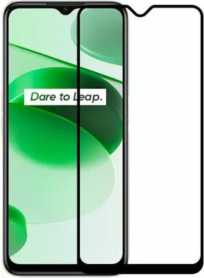 SRT Edge To Edge Tempered Glass for realme C33 2023(Pack of 1)