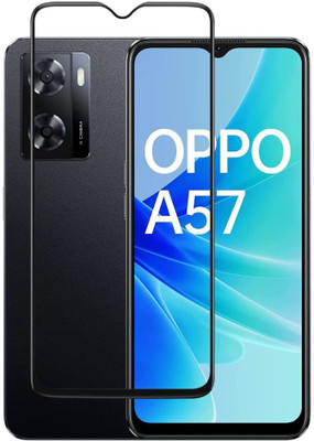 O2MG Edge To Edge Tempered Glass for Oppo A57(Pack of 1)