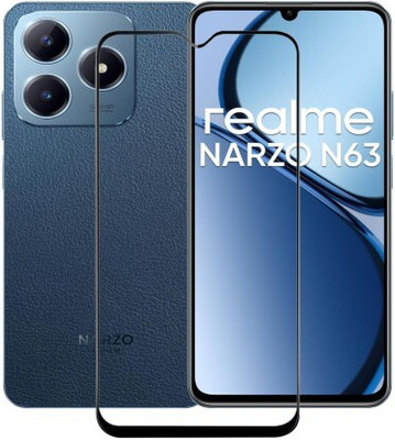 FLEETIA Edge To Edge Tempered Glass for REALme NARzo N63(Pack of 1)
