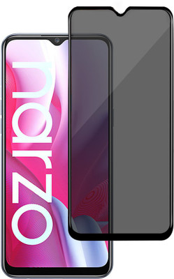 GLOBAL NOMAD Edge To Edge Tempered Glass for realme Narzo 20A(Pack of 1)