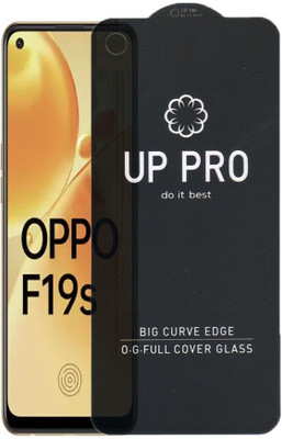 S-Softline Edge To Edge Tempered Glass for Oppo F19s, Edge to Edge HD Quality Full Screen Coverage With Camera Cut(Pack of 1)