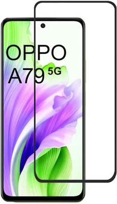 COVJ Edge To Edge Tempered Glass for OPPO A79 5G(Pack of 1)
