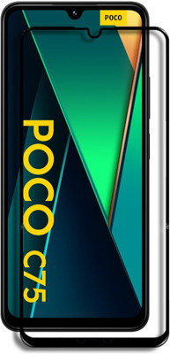 INFISRI Edge To Edge Tempered Glass for Redmi 14c 5G,Poco C75 , Redmi A4 5G(Pack of 1)