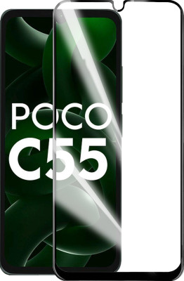 Flipkart SmartBuy Edge To Edge Tempered Glass for POCO C55(Pack of 1)