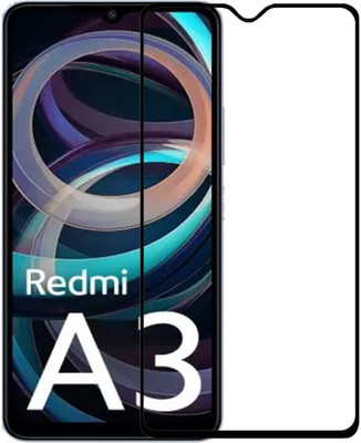 INFINITYWORLD Edge To Edge Tempered Glass for Poco C61, Redmi A3, Redmi A3x(Pack of 1)