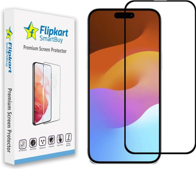 Flipkart SmartBuy Edge To Edge Tempered Glass for iPhone 15 Plus(Pack of 1)