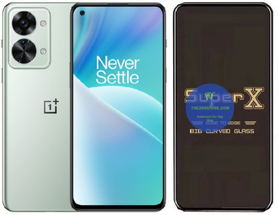 Crunk Edge To Edge Tempered Glass for Oneplus Nord 2T 5G, Super X Edge Glass, Super X Tempered Glass, Super X Screen Protector(Pack of 1)