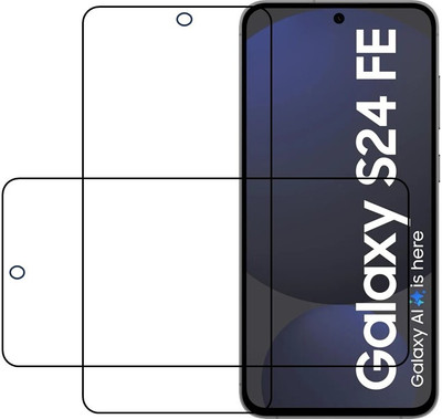 ARMORX Edge To Edge Tempered Glass for SAMSUNG GALAXY S24 FE Screen Guard for VIVO Y21a smart mobile Plastic And Fiber Impossible tempered glass GALAXY S24 FE(Pack of 1)