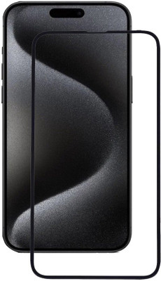 DMJHP Edge To Edge Tempered Glass for Apple Iphone 15 Pro Max(Pack of 1)
