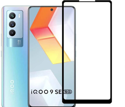 9H Edge To Edge Tempered Glass for iQOO 9 SE - Full Screen Coverage [Anti-Scratch] [9H Gorilla] [Free Cleaning Kit Included]5G- Full Screen Coverage [Anti-Scratch] [9H Gorilla] [Free Cleaning Kit Included](Pack of 1)