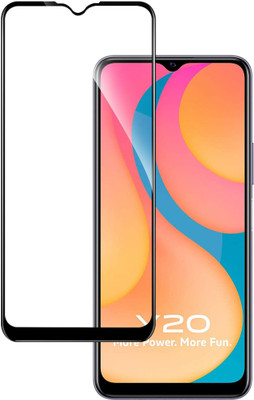 GLOBAL NOMAD Edge To Edge Tempered Glass for Vivo Y20, Vivo Y20i, Vivo Y20T(Pack of 1)