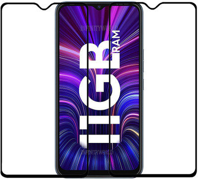 INFINITYWORLD Edge To Edge Tempered Glass for Tecno Spark 9(Pack of 2)