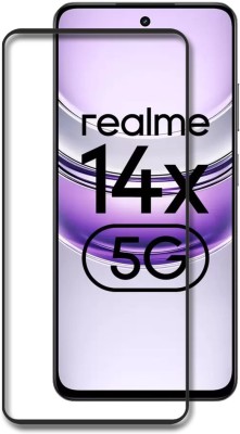 SNMART Edge To Edge Tempered Glass for Realme 14x 5G, Realme 14X 5G(Pack of 1)