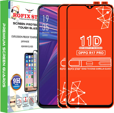 Rofix star Edge To Edge Tempered Glass for OPPO R17 PRO(Pack of 2)