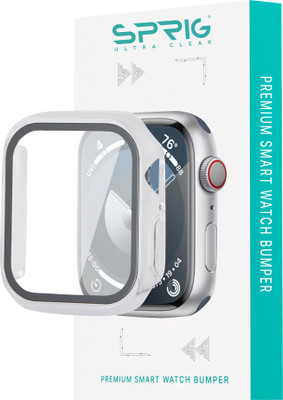 Sprig Edge To Edge Tempered Glass for Sprig Edge To Edge Tempered Glass for iWatch Series 7 (Transparent, Pack of 1)(Pack of 1)