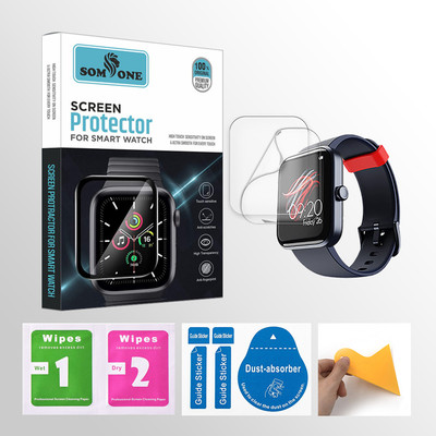 SOMTONE Edge To Edge Tempered Glass for boAt Wave Select 1.69 inch Smartwatch 2 PROTECTOR + 2 WIPES + 2 DUST REMOVAL STICKER + 1 WIPER(Pack of 2) SOMTONE Edge To Edge Tempered Glass for boAt Wave Select 1.69 inch Smartwatch 2 PROTECTOR + 2 WIPES + 2 DUST REMOVAL STICKER + 1 WIPER(Pack of 2)