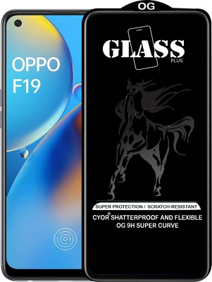 CYOR Edge To Edge Tempered Glass for OPPO F19(Pack of 1)