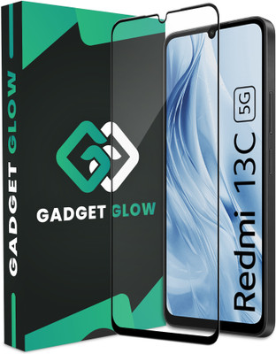 Gadget Glow Edge To Edge Tempered Glass for Redmi 13C 5G, Redmi 13C, Redmi 13C 4G(Pack of 1)